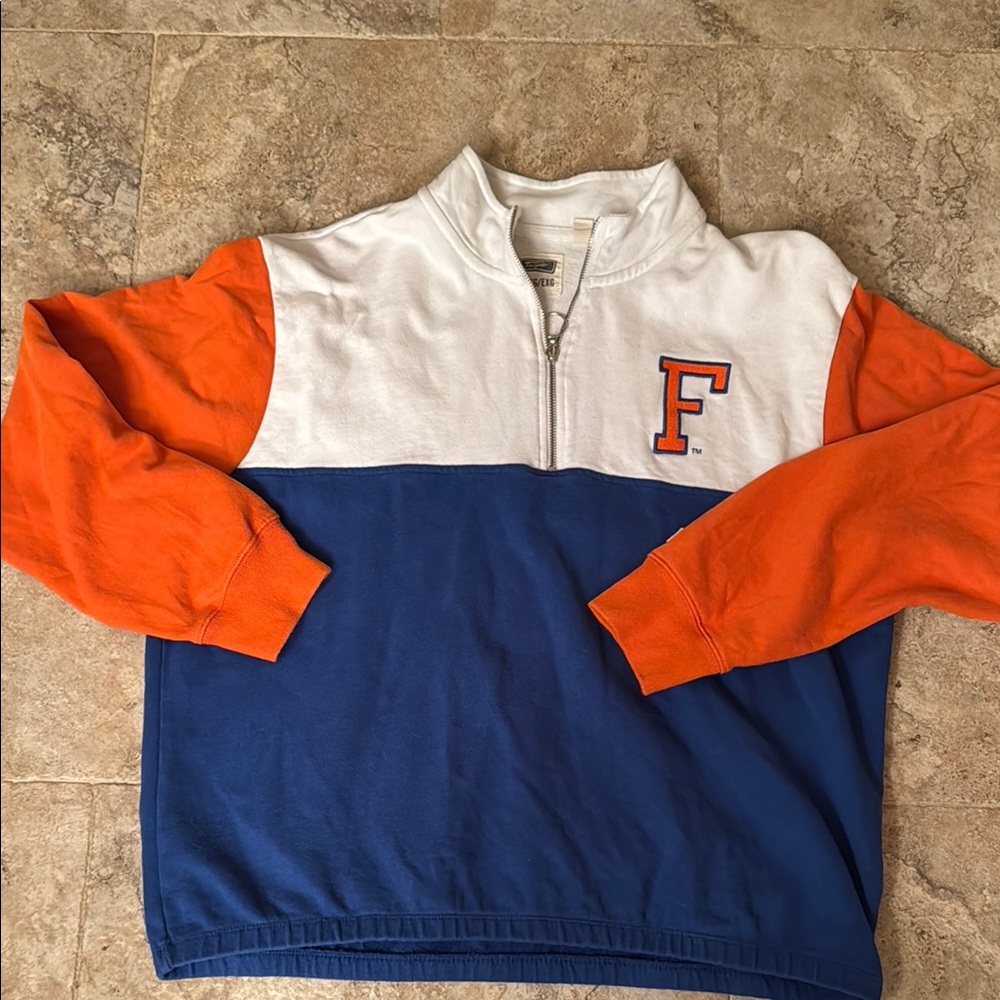 Tailgate university of Florida gators 1/4 zip sweatshirt size XL